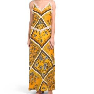 NWT Free People Printed Maxi Dress